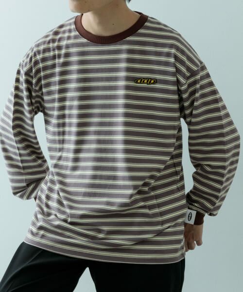 URBAN RESEARCH ITEMS / アーバンリサーチ アイテムズ Tシャツ | ddp　Retro Border Ringer Long-Sleeve T-shirts | 詳細9