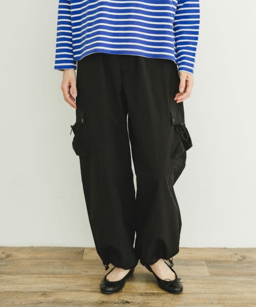URBAN RESEARCH ITEMS/アーバンリサーチ アイテムズ ワイドカーゴパンツ BLK FREE URBAN RESEARCH ITEMS/アーバンリサーチ アイテムズ ワイドカーゴパンツ BLK FREE