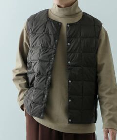 TAION　Crew Neck Button Down Vest