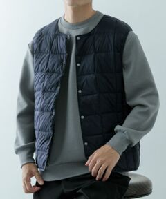 TAION　Crew Neck Button Down Vest