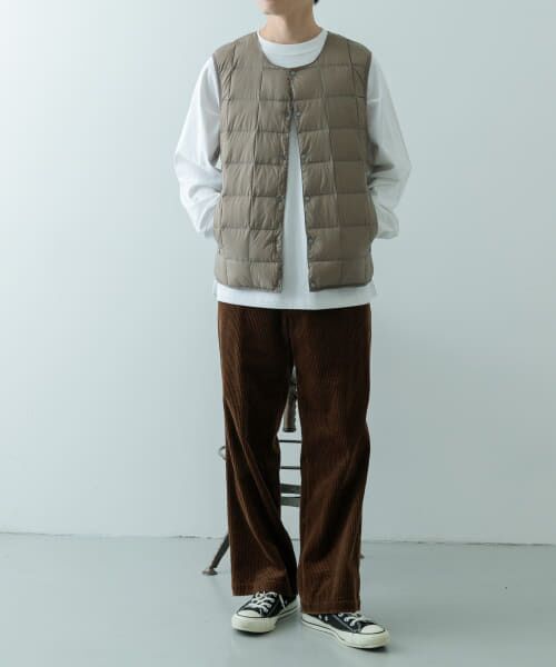 URBAN RESEARCH ITEMS / アーバンリサーチ アイテムズ ダウンジャケット・ベスト | TAION　Crew Neck Button Down Vest | 詳細24