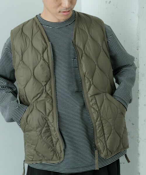 URBAN RESEARCH ITEMS / アーバンリサーチ アイテムズ ダウンジャケット・ベスト | TAION　Military Wzip Down Vest | 詳細12