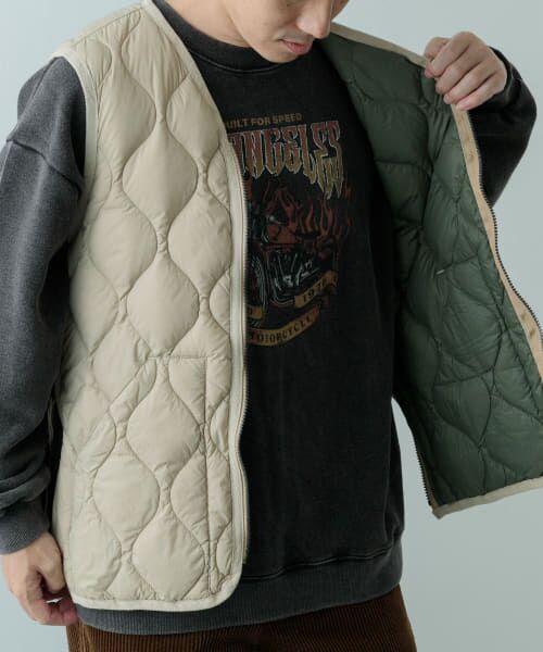 URBAN RESEARCH ITEMS / アーバンリサーチ アイテムズ ダウンジャケット・ベスト | TAION　Military Wzip Down Vest | 詳細22