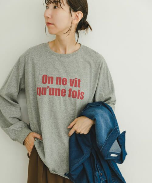 URBAN RESEARCH ITEMS / アーバンリサーチ アイテムズ Tシャツ | ロゴロングTシャツ | 詳細10