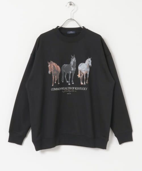 URBAN RESEARCH ITEMS / アーバンリサーチ アイテムズ スウェット | クルーネックスエット horse | 詳細12