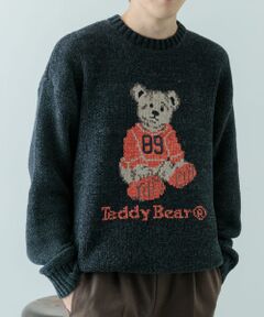 Teddy Bear モール クルーネック ニット