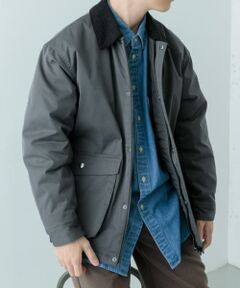 襟コーデュロイ 中綿ハンティングJACKET