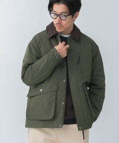 襟コーデュロイ 中綿ハンティングJACKET