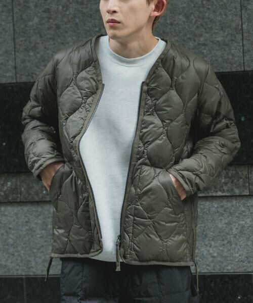 URBAN RESEARCH ITEMS / アーバンリサーチ アイテムズ ダウンジャケット・ベスト | TAION　MILITARY Wzip V-NECK DOWN JACKET | 詳細19