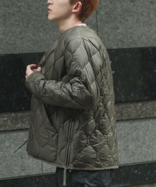 URBAN RESEARCH ITEMS / アーバンリサーチ アイテムズ ダウンジャケット・ベスト | TAION　MILITARY Wzip V-NECK DOWN JACKET | 詳細20