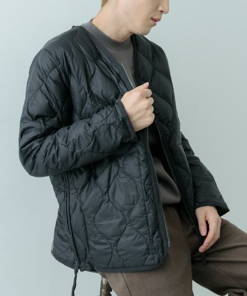 URBAN RESEARCH ITEMS / アーバンリサーチ アイテムズ ダウンジャケット・ベスト | TAION　MILITARY Wzip V-NECK DOWN JACKET | 詳細9