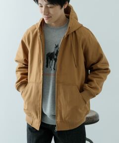 ZIP UP フーディー ダック ジャケット