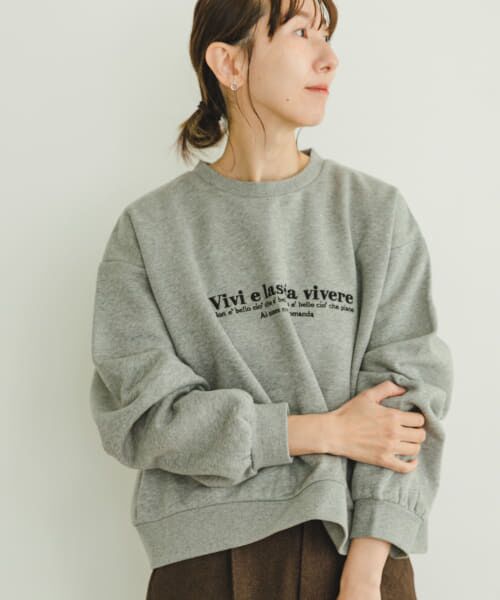 URBAN RESEARCH ITEMS / アーバンリサーチ アイテムズ Tシャツ | 裏起毛刺繍スウェット | 詳細17