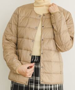 TAION　CREW NECK BUTTON DOWN JACKET