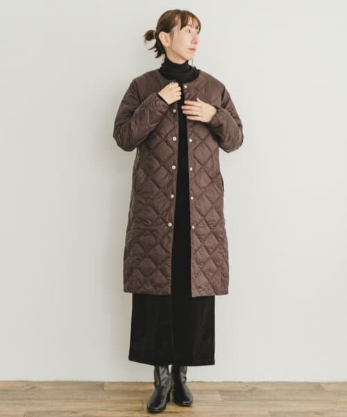 URBAN RESEARCH ITEMS / アーバンリサーチ アイテムズ ダウンジャケット・ベスト | TAION　CREW NECK LONG DOWN COAT | 詳細6