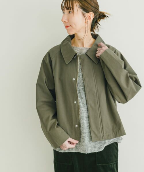 セール】 コットンショートブルゾン (ブルゾン)|URBAN セール】 コットンショートブルゾン (ブルゾン)|URBAN