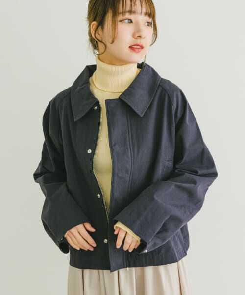 URBAN RESEARCH ITEMS/アーバンリサーチ アイテムズ コットンショートブルゾン NVY FREE URBAN RESEARCH ITEMS/アーバンリサーチ アイテムズ コットンショートブルゾン NVY FREE
