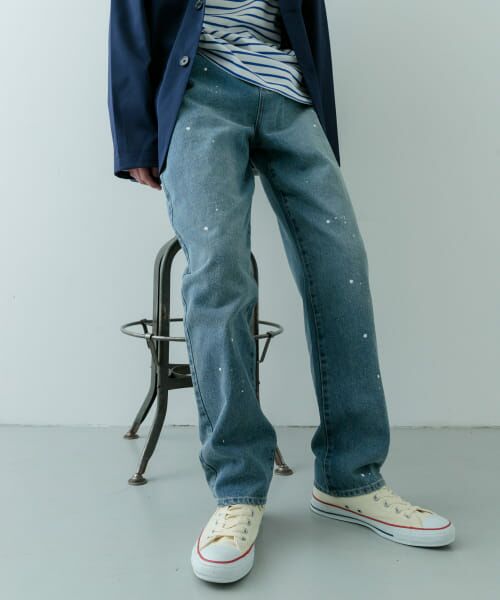 URBAN RESEARCH ITEMS/アーバンリサーチ アイテムズ 11oz PAINT STRAIGHT DENIM BLU L URBAN RESEARCH ITEMS/アーバンリサーチ アイテムズ 11oz PAINT STRAIGHT DENIM BLU L