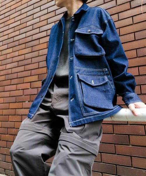 URBAN RESEARCH ITEMS/アーバンリサーチ アイテムズ カバーオールジャケット NVY M URBAN RESEARCH ITEMS/アーバンリサーチ アイテムズ カバーオールジャケット NVY M