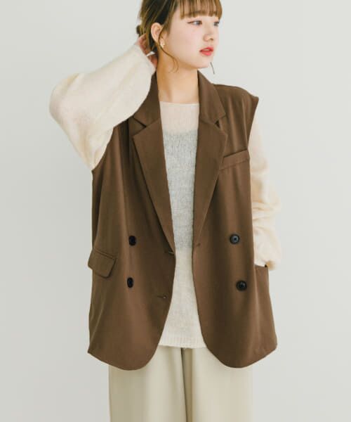 新規購入 セール】 ダブルブレストジレ （ベスト）｜URBAN RESEARCH ITEMS トップス