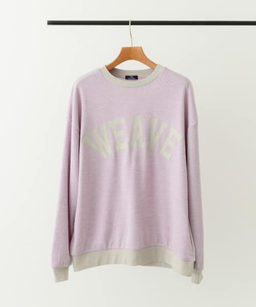 URBAN RESEARCH ITEMS/アーバンリサーチ アイテムズ ビンテージプリントスウェットライクニット PPL L URBAN RESEARCH ITEMS/アーバンリサーチ アイテムズ ビンテージプリントスウェットライクニット PPL L