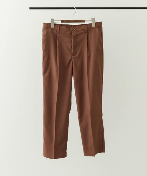 URBAN RESEARCH ITEMS/アーバンリサーチ アイテムズ 1-tuckストレッチイージーパンツ BRN M URBAN RESEARCH ITEMS/アーバンリサーチ アイテムズ 1-tuckストレッチイージーパンツ BRN M