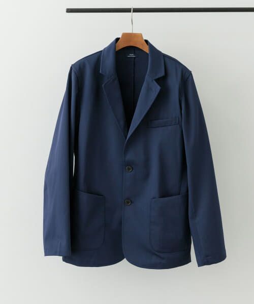 URBAN RESEARCH ITEMS/アーバンリサーチ アイテムズ 『セットアップ対応』マシンウォッシャブルピケテーラードジャケット NVY M URBAN RESEARCH ITEMS/アーバンリサーチ アイテムズ 『セットアップ対応』マシンウォッシャブルピケテーラードジャケット NVY M