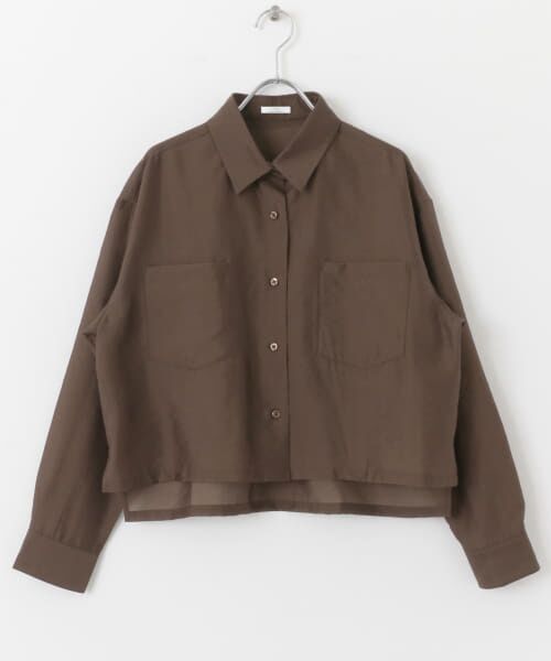 トップス SDL45R セール】 クロップドシアーシャツ （シャツ・ブラウス）｜URBAN