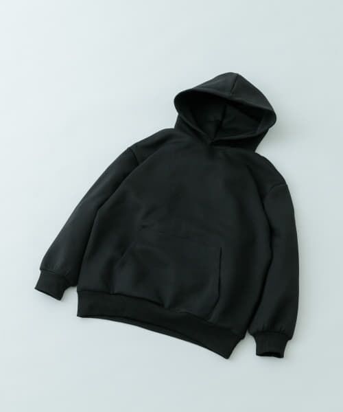 URBAN RESEARCH ITEMS/アーバンリサーチ アイテムズ ストレッチダンボール プルオーバーパーカー BLK L URBAN RESEARCH ITEMS/アーバンリサーチ アイテムズ ストレッチダンボール プルオーバーパーカー BLK L