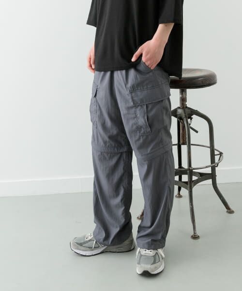 URBAN RESEARCH ITEMS/アーバンリサーチ アイテムズ 『セットアップ対応』スーパーライトナイロン2wayカーゴパンツ CHA M URBAN RESEARCH ITEMS/アーバンリサーチ アイテムズ 『セットアップ対応』スーパーライトナイロン2wayカーゴパンツ CHA M