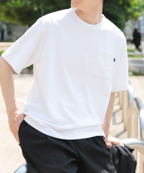URBAN RESEARCH ITEMS/アーバンリサーチ アイテムズ 『速乾/イージーケア/UVカット』高機能ポンチショートスリーブカットソー WHT M URBAN RESEARCH ITEMS/アーバンリサーチ アイテムズ 『速乾/イージーケア/UVカット』高機能ポンチショートスリーブカットソー WHT M