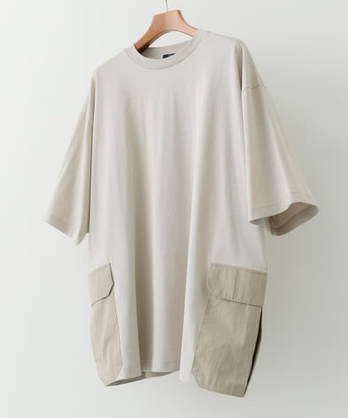 サイドポケットキリカエクルーネックTシャツ （Tシャツ）｜URBAN