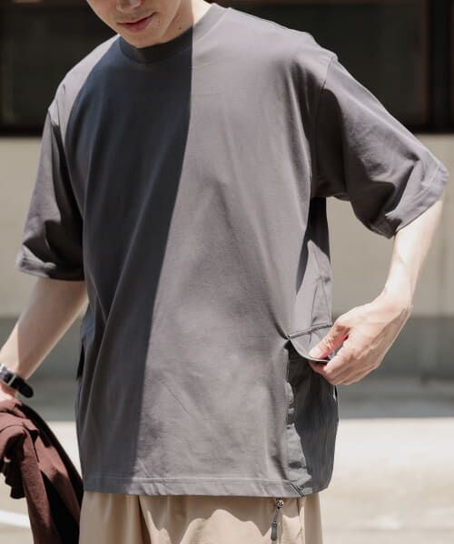 入荷now 口コミ サイドポケットキリカエクルーネックTシャツ （Tシャツ）｜URBAN その他