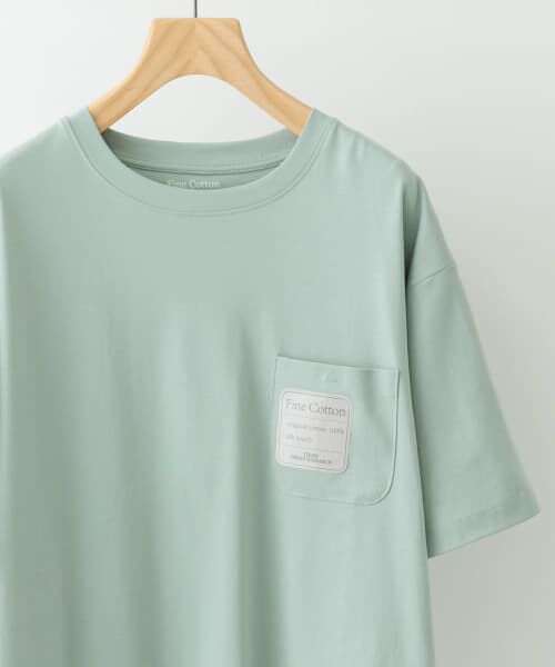 URBAN RESEARCH ITEMS/アーバンリサーチ アイテムズ Fine Cotton クルーネックポケットTシャツ GRN M URBAN RESEARCH ITEMS/アーバンリサーチ アイテムズ Fine Cotton クルーネックポケットTシャツ GRN M