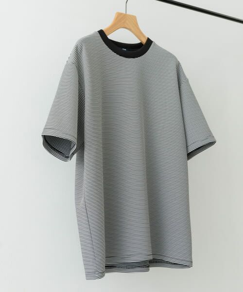 URBAN RESEARCH ITEMS/アーバンリサーチ アイテムズ ダンボールショートスリーブカットソー BORDER S URBAN RESEARCH ITEMS/アーバンリサーチ アイテムズ ダンボールショートスリーブカットソー BORDER S