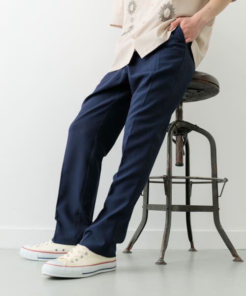 URBAN RESEARCH ITEMS/アーバンリサーチ アイテムズ 2wayストレッチ テーパードスラックス NVY L URBAN RESEARCH ITEMS/アーバンリサーチ アイテムズ 2wayストレッチ テーパードスラックス NVY L