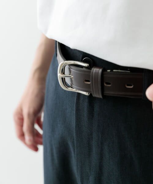URBAN RESEARCH ITEMS/アーバンリサーチ アイテムズ U.O.Leather Belt BLK - URBAN RESEARCH ITEMS/アーバンリサーチ アイテムズ U.O.Leather Belt BLK -