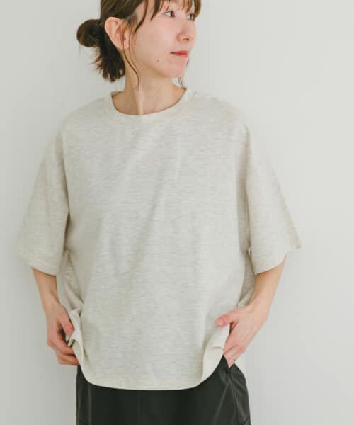 URBAN RESEARCH ITEMS/アーバンリサーチ アイテムズ ビッグシルエットハンソデTシャツ OML FREE URBAN RESEARCH ITEMS/アーバンリサーチ アイテムズ ビッグシルエットハンソデTシャツ OML FREE