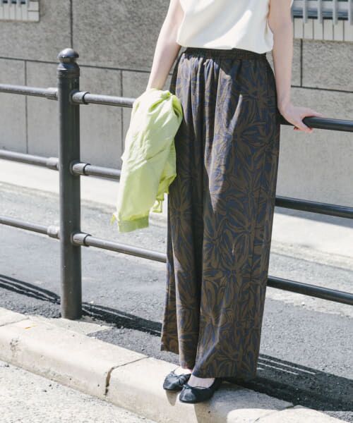 URBAN RESEARCH ITEMS/アーバンリサーチ アイテムズ リネンレーヨンシャーリングパンツ FLW FREE URBAN RESEARCH ITEMS/アーバンリサーチ アイテムズ リネンレーヨンシャーリングパンツ FLW FREE