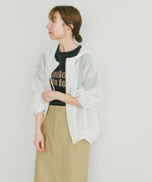 URBAN RESEARCH ITEMS/アーバンリサーチ アイテムズ メッシュマウンテンパーカー WHT FREE URBAN RESEARCH ITEMS/アーバンリサーチ アイテムズ メッシュマウンテンパーカー WHT FREE