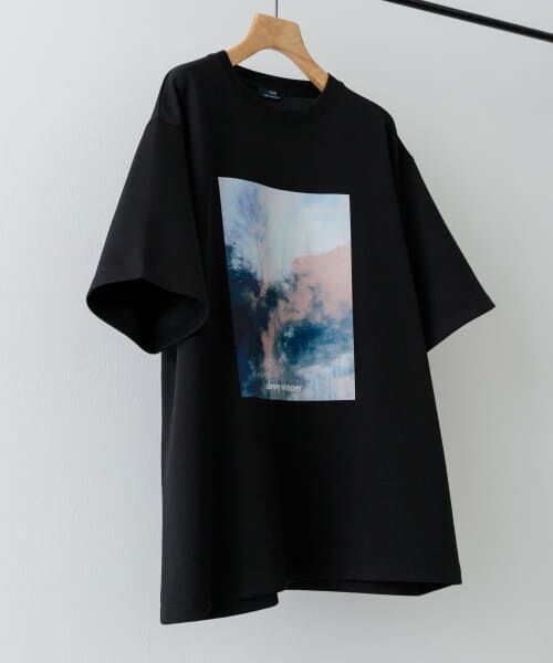 URBAN RESEARCH ITEMS/アーバンリサーチ アイテムズ Art Graphic ポンチTシャツ Dewy BLK L URBAN RESEARCH ITEMS/アーバンリサーチ アイテムズ Art Graphic ポンチTシャツ Dewy BLK L