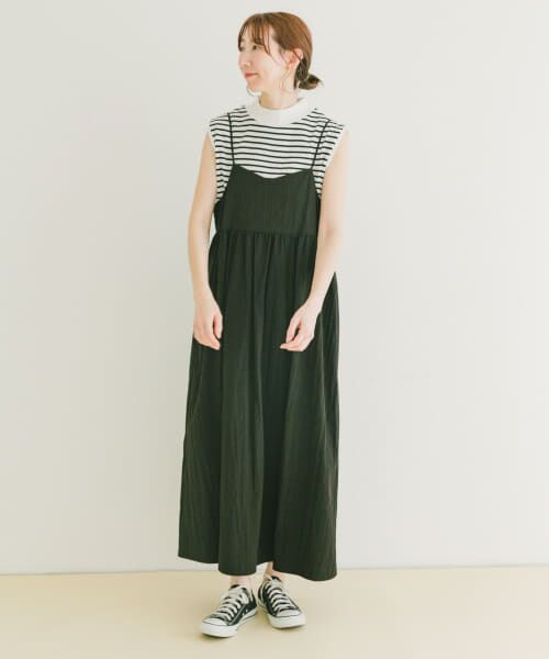 OMIです フレンチTシャツ×キャミワンピースセット （ワンピース）｜URBAN