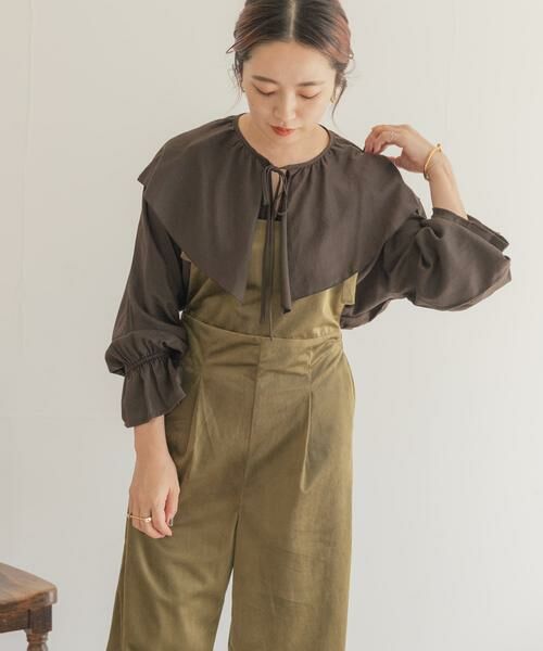 URBAN RESEARCH ITEMS / アーバンリサーチ アイテムズ サロペット・オールインワン | ベロアコールサロペット | 詳細1