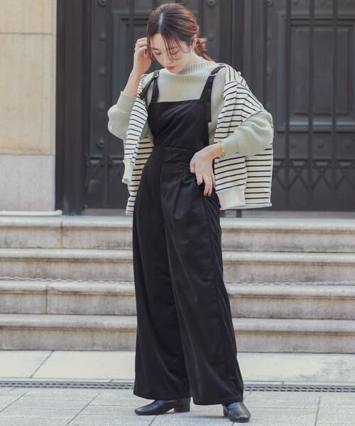 URBAN RESEARCH ITEMS / アーバンリサーチ アイテムズ サロペット・オールインワン | ベロアコールサロペット | 詳細19