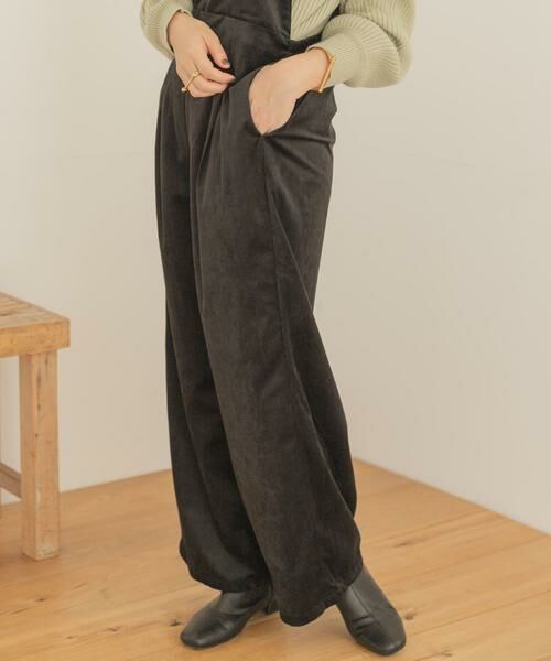 URBAN RESEARCH ITEMS / アーバンリサーチ アイテムズ サロペット・オールインワン | ベロアコールサロペット | 詳細11