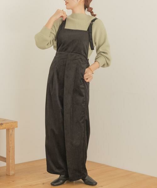 URBAN RESEARCH ITEMS / アーバンリサーチ アイテムズ サロペット・オールインワン | ベロアコールサロペット | 詳細12