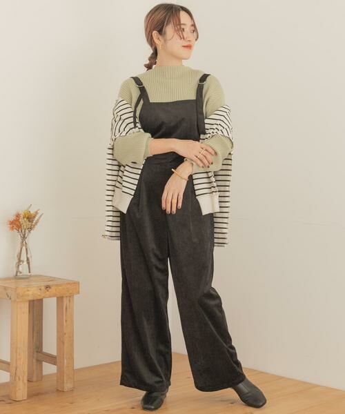 URBAN RESEARCH ITEMS / アーバンリサーチ アイテムズ サロペット・オールインワン | ベロアコールサロペット | 詳細13