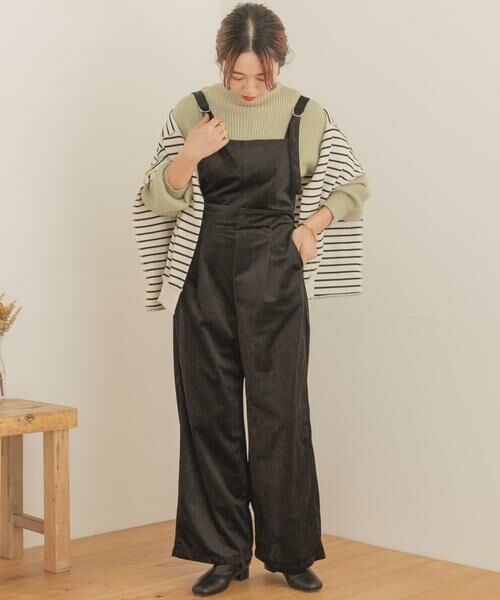 URBAN RESEARCH ITEMS / アーバンリサーチ アイテムズ サロペット・オールインワン | ベロアコールサロペット | 詳細14