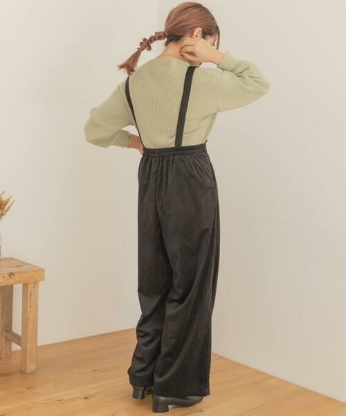 URBAN RESEARCH ITEMS / アーバンリサーチ アイテムズ サロペット・オールインワン | ベロアコールサロペット | 詳細16