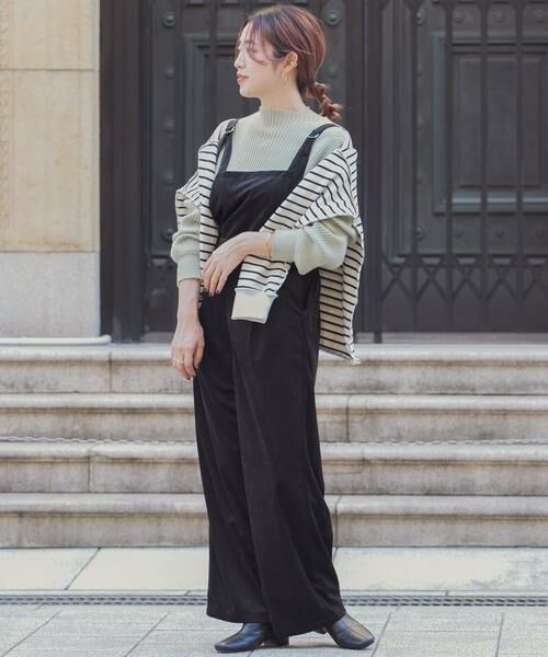 URBAN RESEARCH ITEMS / アーバンリサーチ アイテムズ サロペット・オールインワン | ベロアコールサロペット | 詳細17